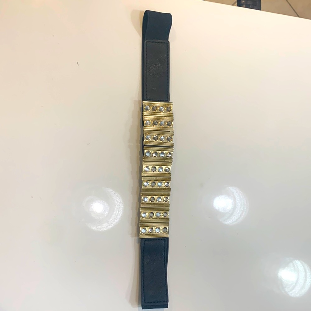 Bebe Rhinestone Belt